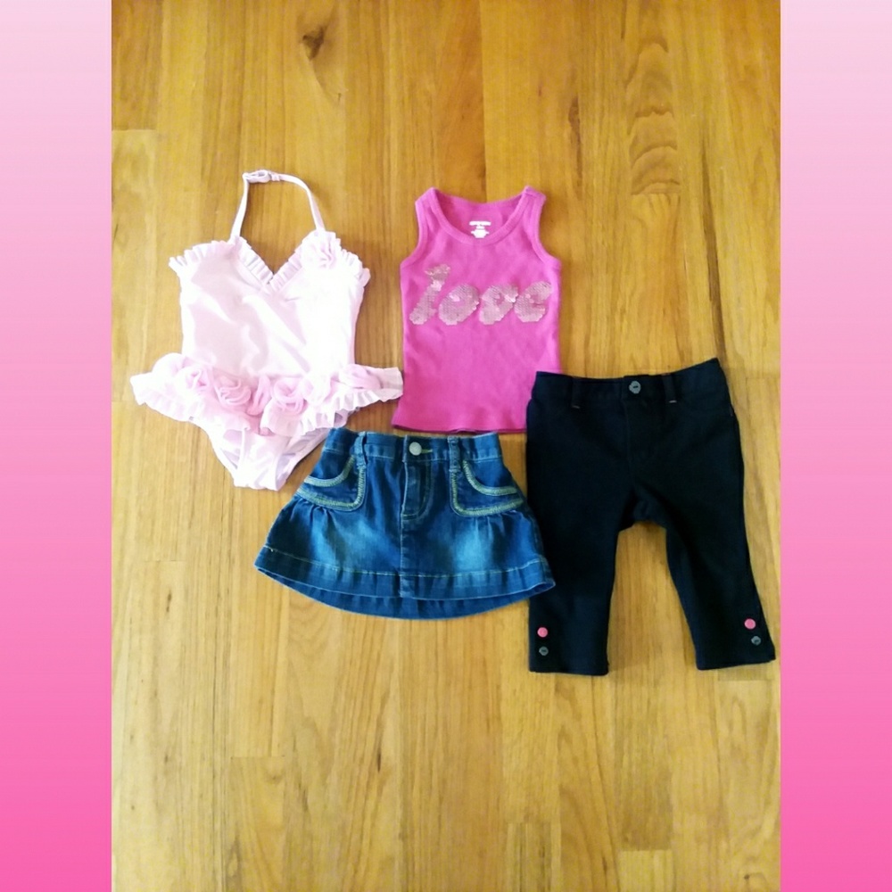 Cute Baby Girl Bundle Size 6/9 Month Lot